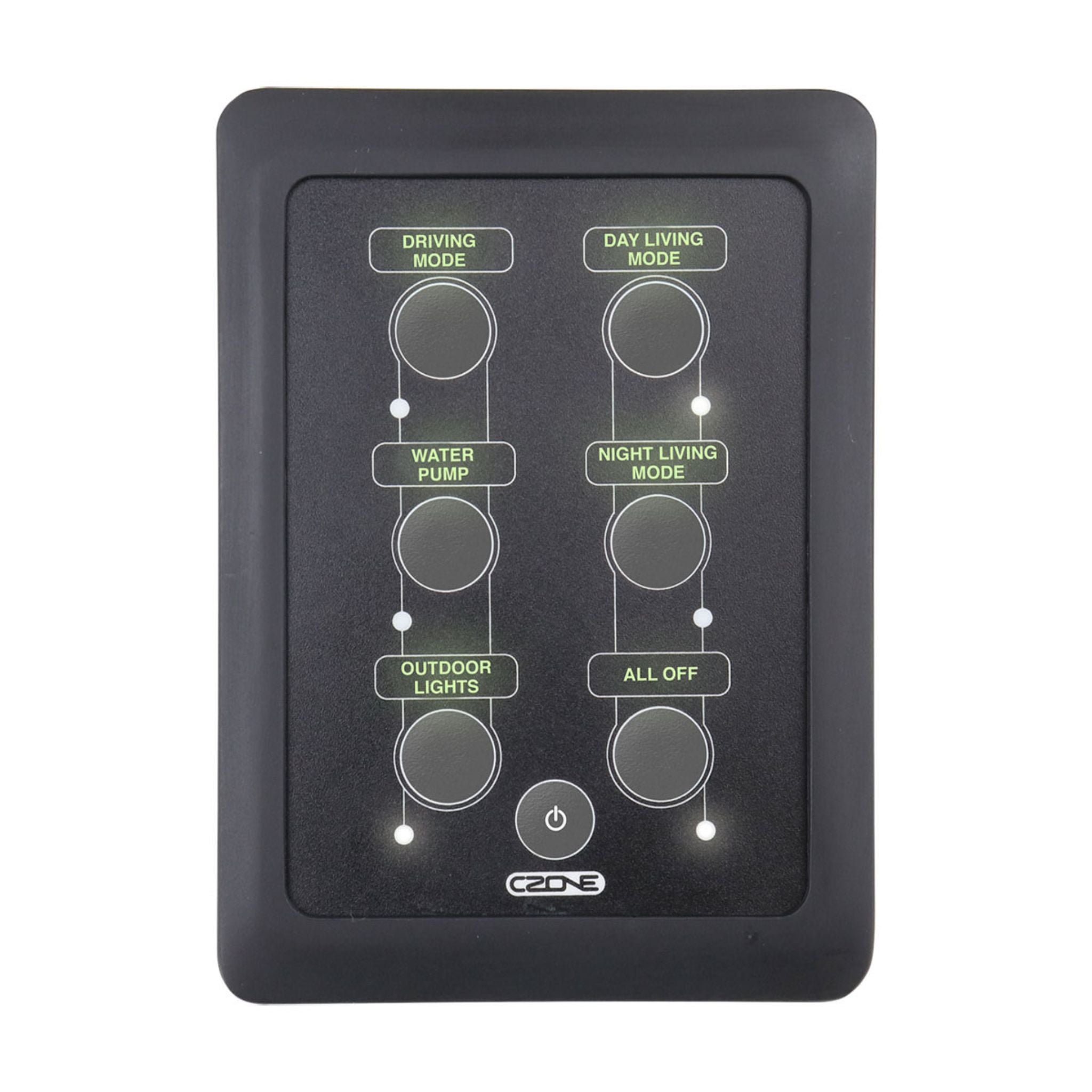 Buy the Czone Waterproof 6-way Keypad (in portrait orientation) online at Integrated Marine