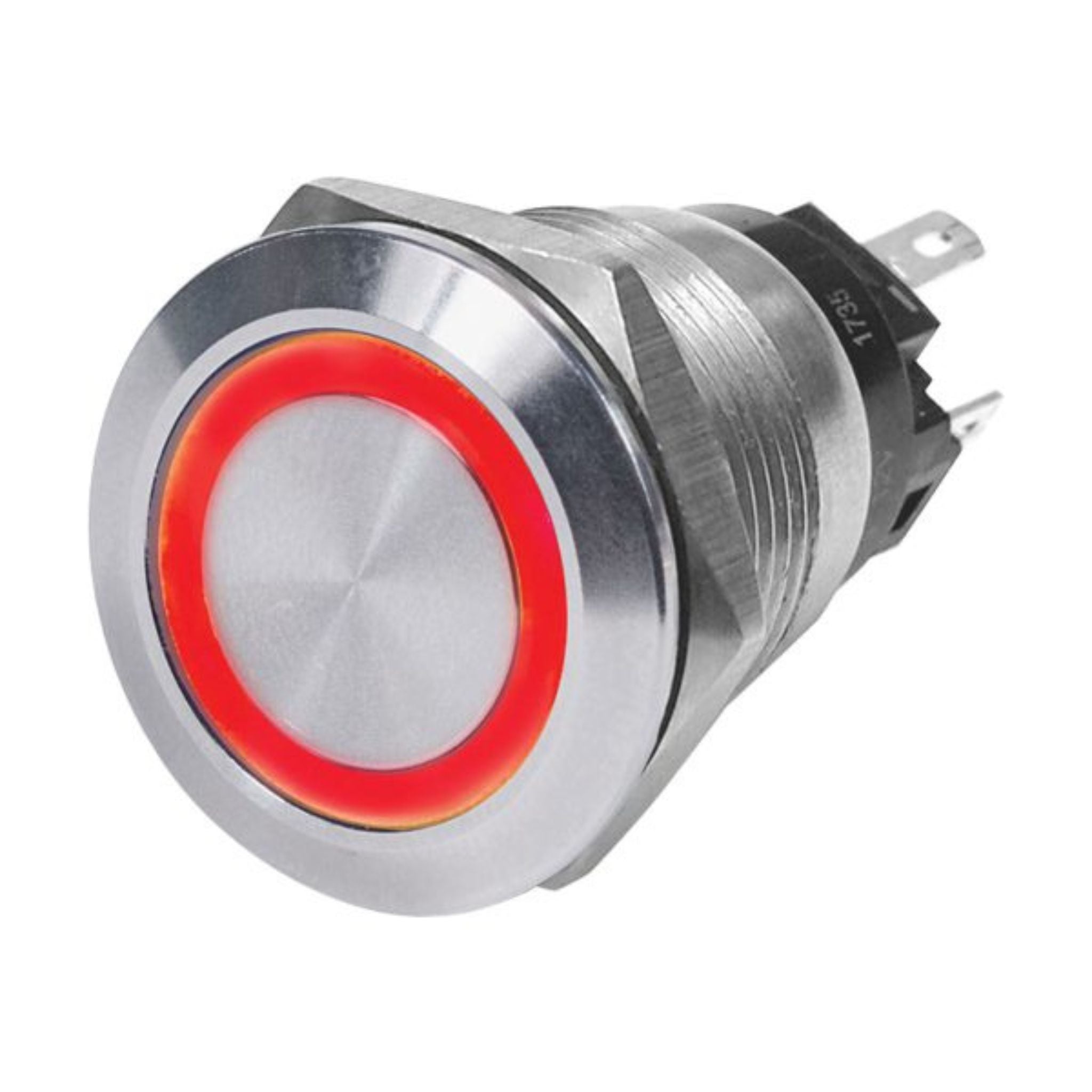 Buy the Blue Sea Systems 10A Push Button LED Ring Switch OFF-ON online at Integrated Marine