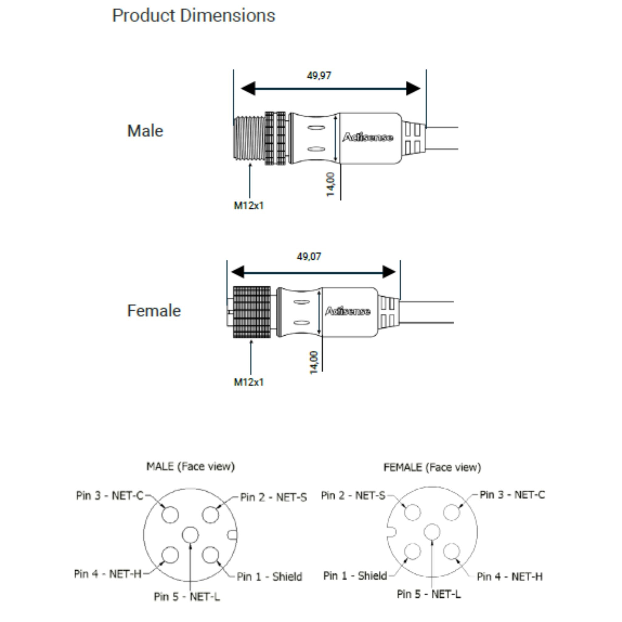 Buy an Actisense Lite (Micro) cable online at Integrated Marine