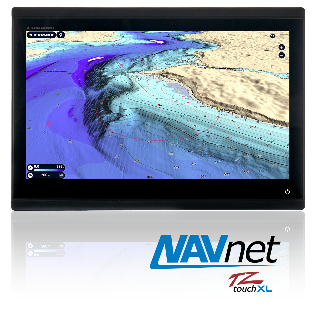 Furuno NavNet TZtouchXL 16 inch TZT16X Chart Plotter / Fish Finder