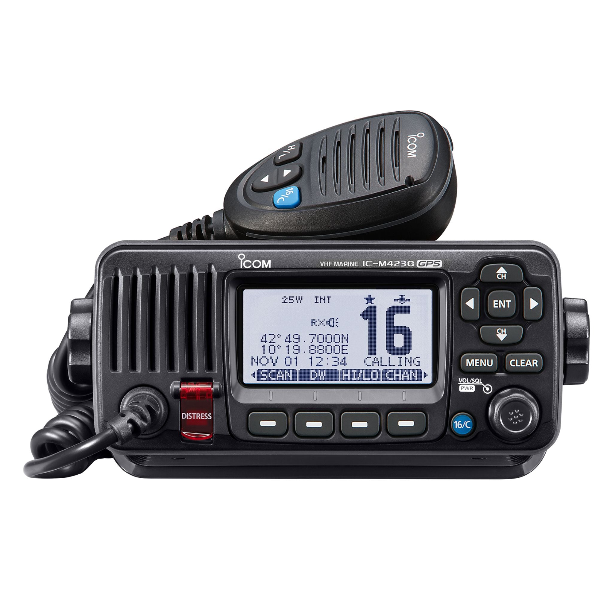 Buy the iCom IC-M423G VHF Marine Transceiver online at Integrated Marine