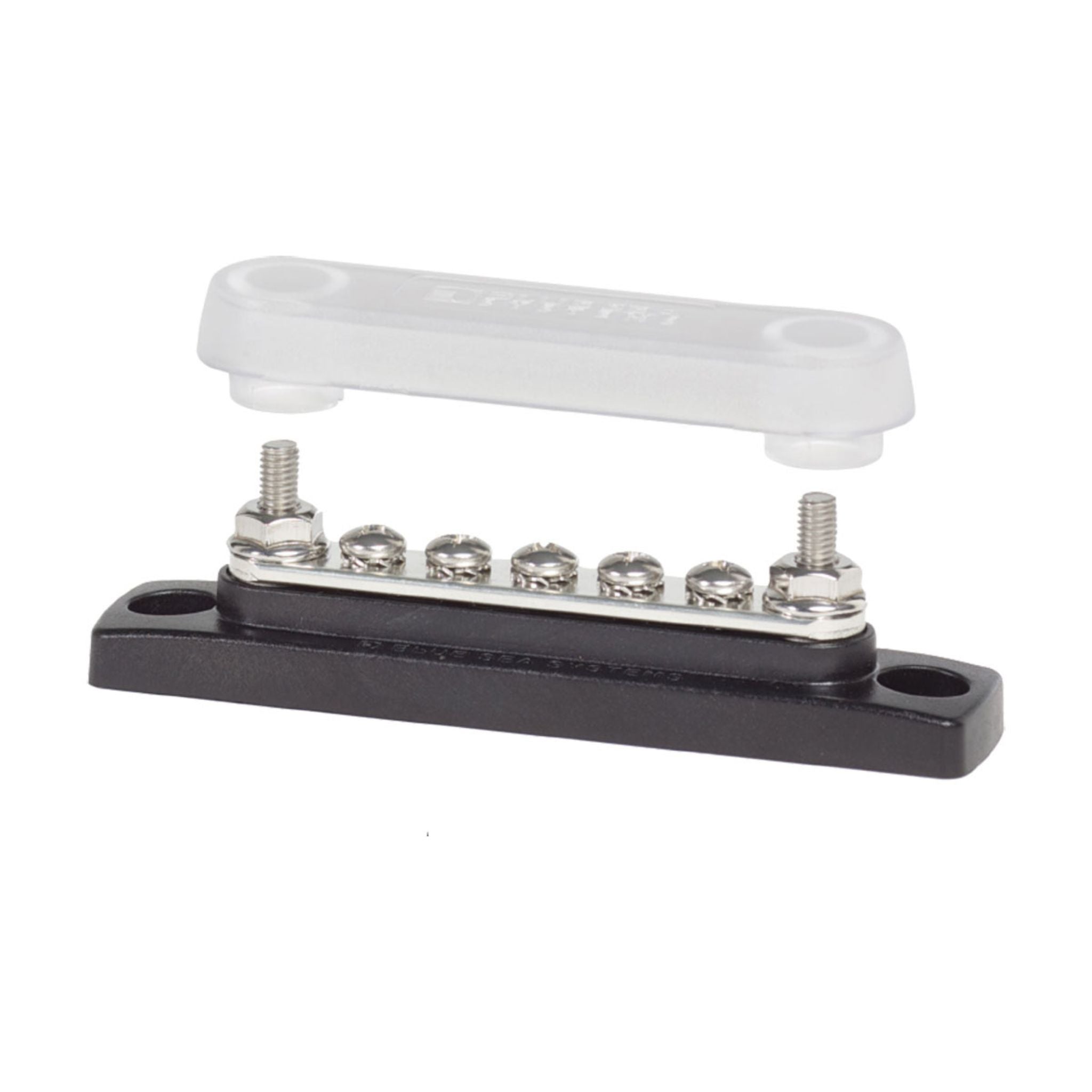Buy the Blue Sea Systems Common 100A Mini BusBar (5 Gang with Cover) online at Integrated Marine