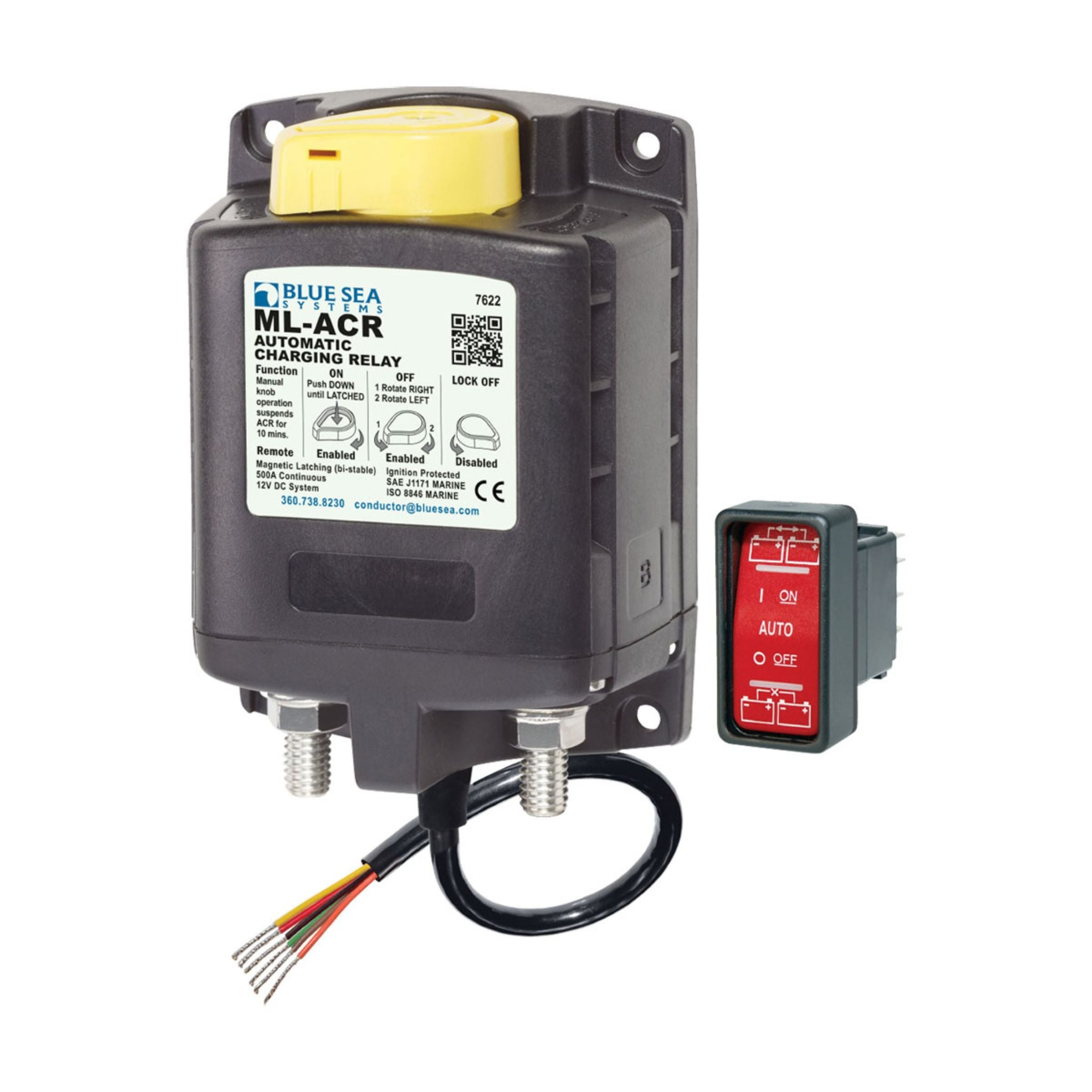 Buy the Blue Sea Systems ML Series Automatic Charging Relay 12V online at Integrated Marine