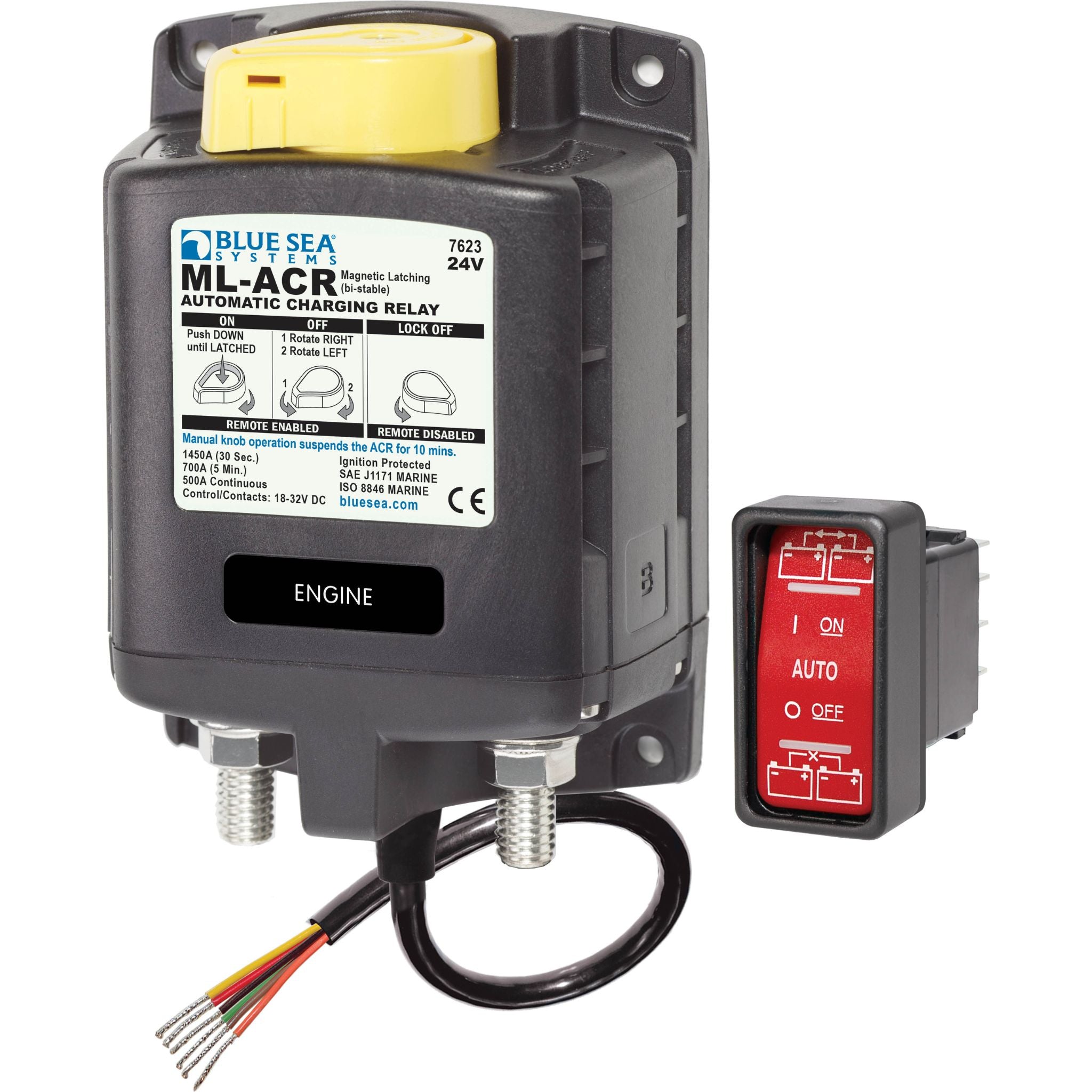 Buy the Blue Sea Systems ML Series Automatic Charging Relay 24V online at Integrated Marine