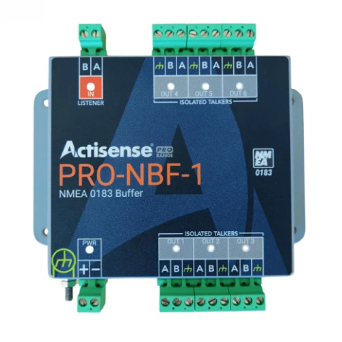 Marine Serial Line Splitter, voor NMEA Buffer 1 in 4 Out Marine Serial Line Splitter, voor NMEA Buffer 1 in 4 Out