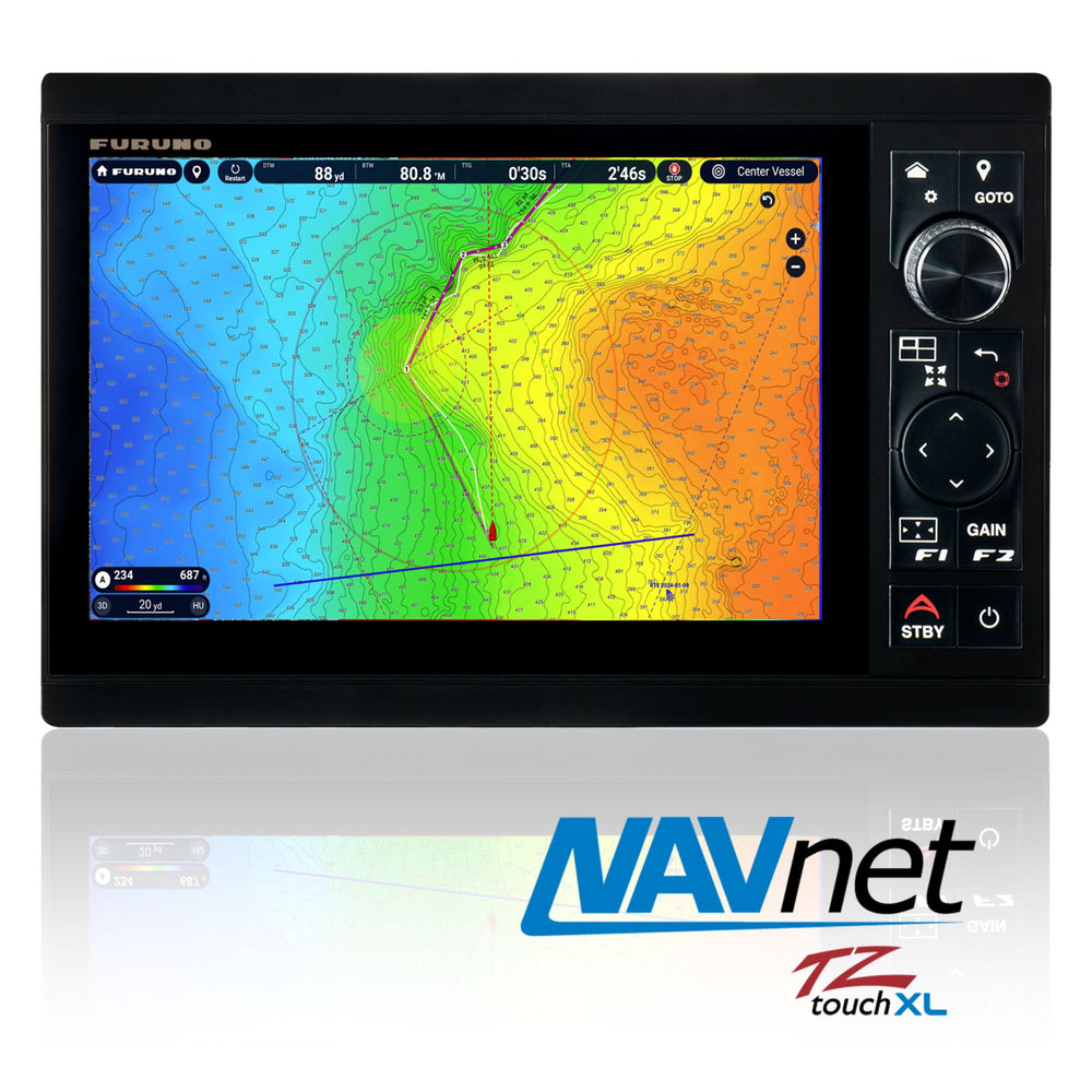 Furuno NavNet TZtouchXL 10 inch TZT10X Chart Plotter / Fish Finder ...